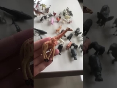 Đồ chơi mô hình động vật hoang dã 6 PCS Bức tượng sói